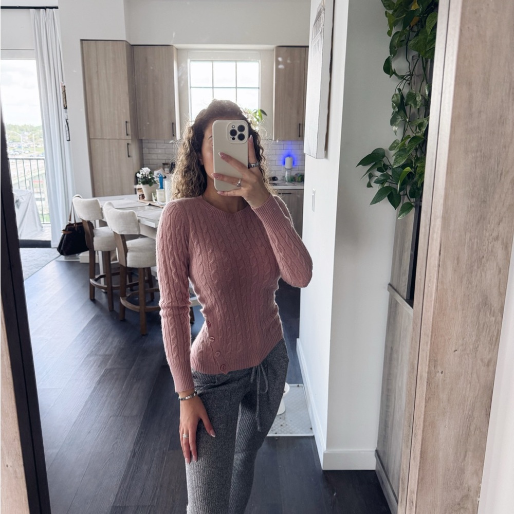 Charter Club Cashmere Sweater Pink (Size XS)